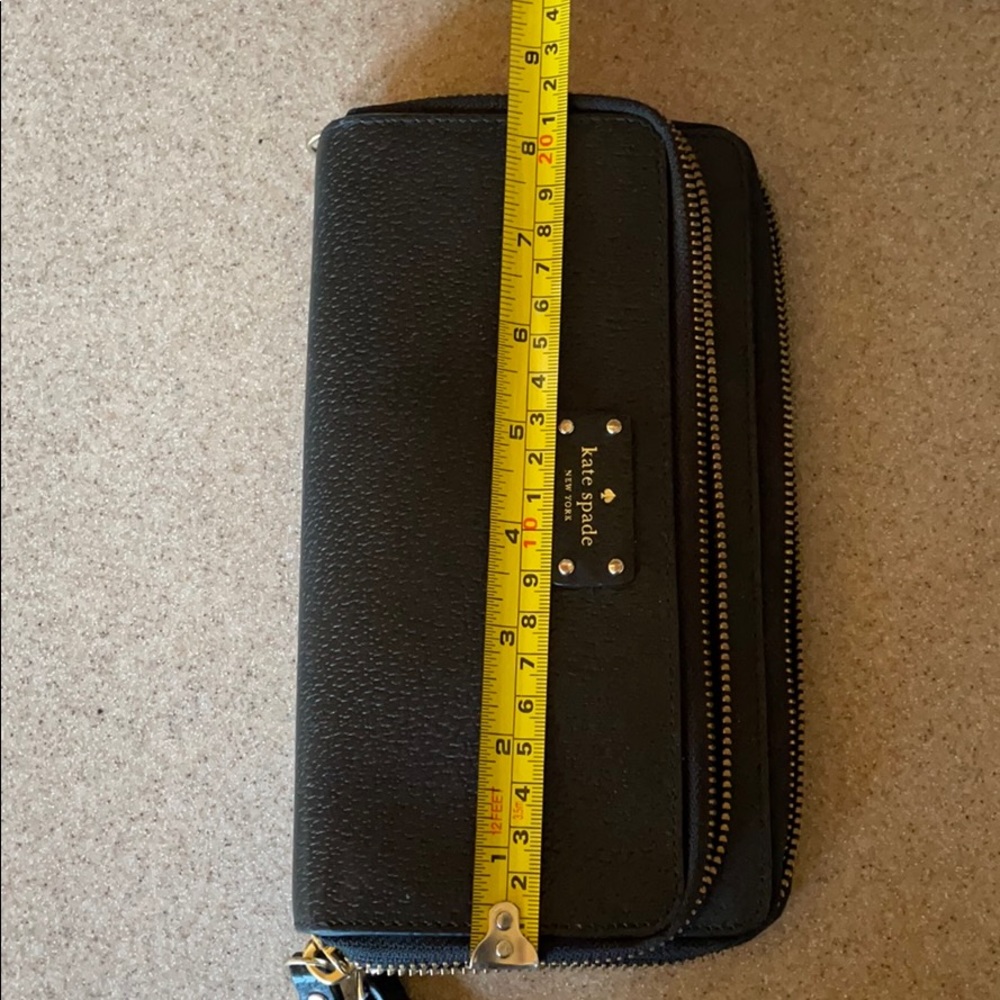 Kate Spade black leather wallet - Picture 6 of 7